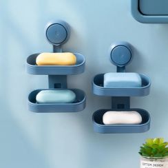 10Pcs Wall Mounted Double Soap Holder