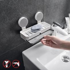 15Pcs Wall Mounted Bathroom Soap Box