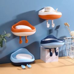 60Pcs Wall Mounted Soap Box with Cloud Shape