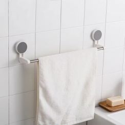 3Pcs Non Marking Adhesive Bathroom Towel Rack