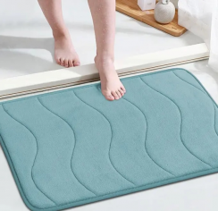 5Pcs Bathroom Super Soft Absorbent Non Slip Bath Rug