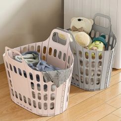 9Pcs Bathroom Hanging Portable Foldable Storage Basket